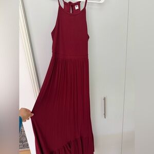 Old Navy Rich burgundy maxi dress